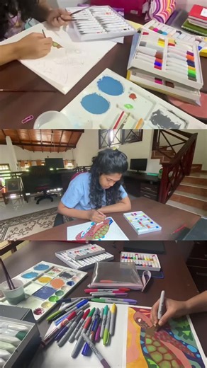 Sea turtle painting ♥️ #fyp #foryou #painting #artist #watercolorpainting #artistsoftiktok #naturevibes #abstractpainting #FurrySketcher