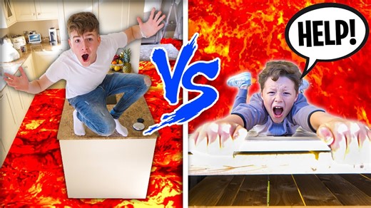 Family tries no-ground challenge with playful stakes