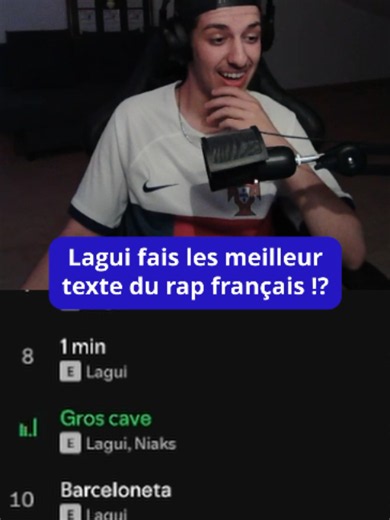Vous pensez que Lagui utilise un Ghostwriter !? #react #rapfr #nouveauté #album #cliptwitch #lagui @laguitreize
