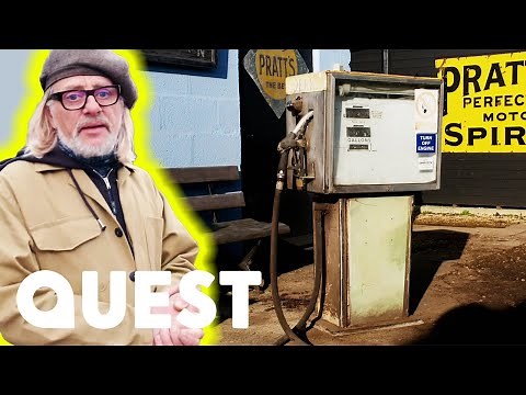 Henry Cole Transforms This Retro Petrol Pump Into A Stunning Vintage Masterpiece | Shed & Buried