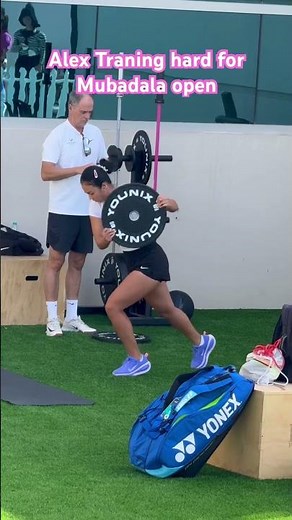Alex Eala Traning for Mubadala Open #Alexeala #tennis #philippines #mubadalaopen