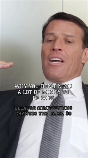 THE MONEY MYTH | TONY ROBBINS: WHY YOU DON'T NEED A MILLION TO START. #shorts #motivation