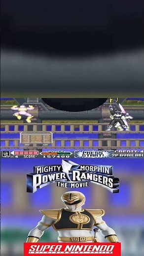 Mighty Morphin Power Rangers The Movie #SuperNintendo #Snes