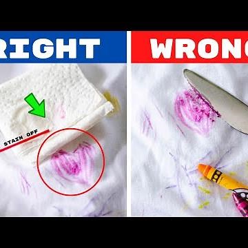 3 Best Way to Get Crayon Out of Clothes & Fabric | house keeper