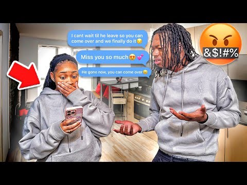 SENDING THE WRONG TEXT MESSAGE PRANK ON BOYFRIEND *GONE CRAZYYY*