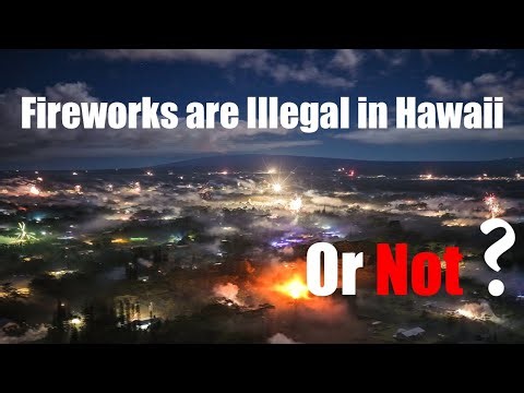 DJI Mavic 4 Pro Footage of New Years Eve Fireworks on the Big Island of Hawaii