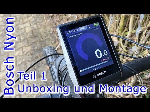 Bosch Nyon am eBike // Unboxing und Montage #01