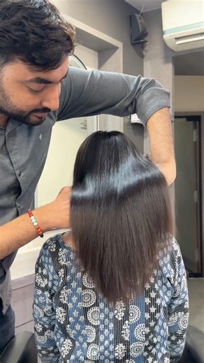 👉Silktherapy Treatment /smoothning treatments /smoothning hair / smoothing process #shorts