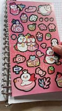 Pink journal stickers #sticker #journey #catstickers #pink