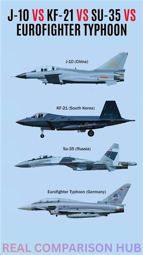 J 10 vs KF 21 vs Su 35 vs Eurofighter Typhoon Which 4 5 Gen Fighter Wins in 2026