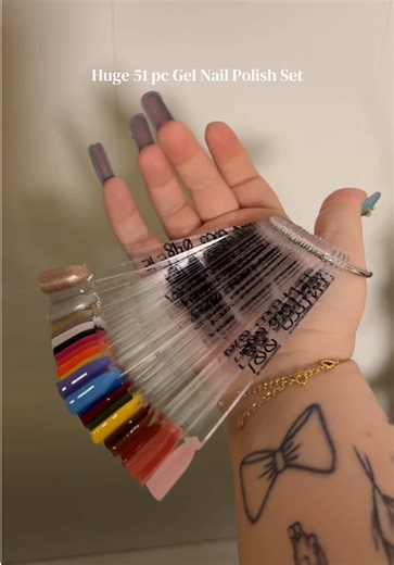 Affordable 51-Piece Gel Nail Polish Set Review