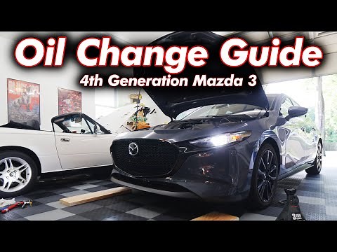 4th Gen Mazda 3 (2019-2025): How To Change Your Engine Oil | Service Light Reset
