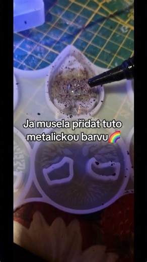 UV pryskyřice pokus čislo 2