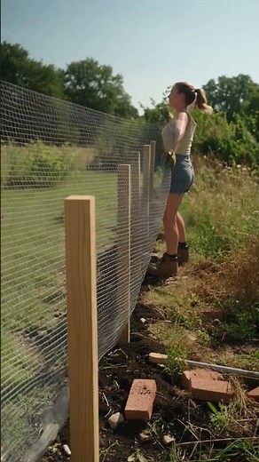 Transforming Home Backyard Garden Space into a DIY Chicken Enclosure 🐔 #garden #gardening #diy #home