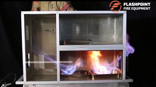 A clear demonstration of the difference between attacking on grade with the fire versus attacking from above, using a smoke-free Class B prop. ⬆️ Vertical fire movement ⬇️ Attack position influence 💬 What advantages or risks do you associate with each approach? #stopbelievingstartknowing #FireEducation #FlowPath #flashpointequipment | SBSK