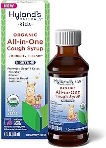 Hyland's Kids Organic All in One Cough Syrup Nighttime - Grape