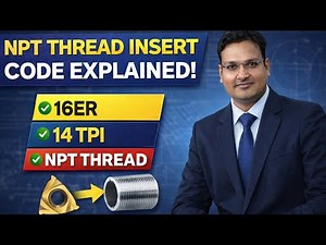 NPT Threading Insert Nomenclature Explained | CNC Pipe Thread Insert Guide - cnc tooling #cnctooling