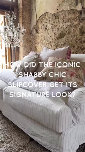 Shabby Chic on Instagram: "Where comfort meets romance: Rachel shares how the iconic Shabby Chic slipcover found its signature look. 🌸 #shabbychic"