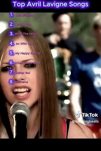 Top Avril Lavigne Songs of the 2000s