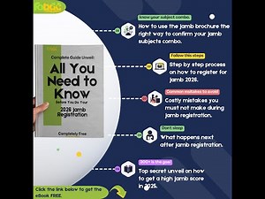 How to use the Jamb brochure the right way to confirm your Jamb subjects combo