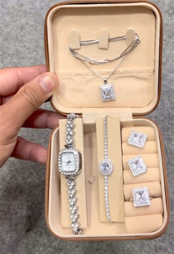Sliver Complete Jewelry Gift Box for Girls