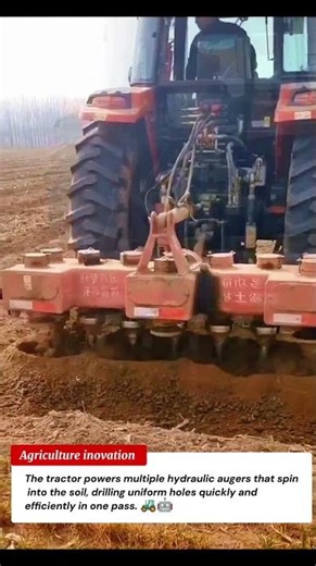 Multi Auger Drilling Machine 🚜🔥 | Fastest Way to Dig Perfect Holes in Seconds