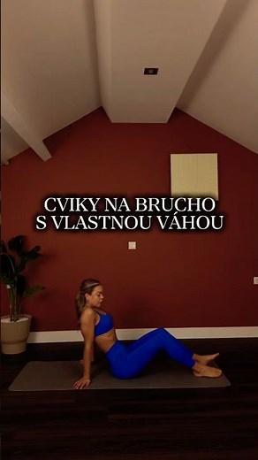 Cviky na brucho s vlastnou váhou alebo s činkou 🤍 #cvičení #cvicenie #czsk #absworkout #homeworkout