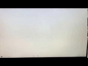 Windows起動後に白い画面が表示される