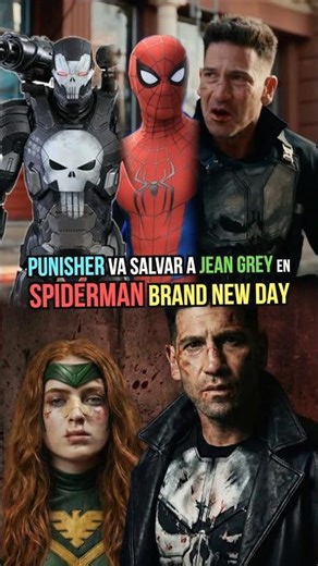 Punisher va salvar a JEAN GREY en Spiderman Brand new day #spiderman #mcu #marvel