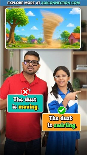 Don't Say "Moving" Every Time! ❌ Learn Smart English Verbs | Adi Connection AC #shorts