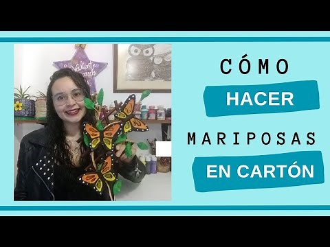 Cómo Hacer Mariposas En Cartón (Fácil y Rápido)