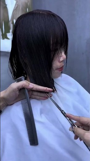 Chic & Easy The Perfect A Line Bob Haircut Transformation! #haircut #mafihairstyle