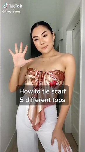 5 Stylish Ways to Wear a Scarf as a Top