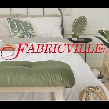 Fabricville & Je Decor - How to make a Tufted Bench
