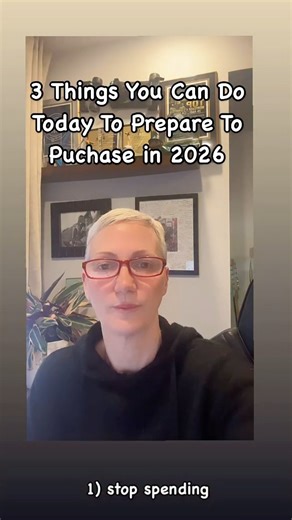 Alexis Vining | Three things you can do today to help you prepare to purchase a home in 2026 1). This might be an obvious one, but stop spending. All of... | Instagram