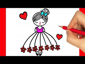 COMMENT DESSINER UNE FILLE FACILE ETAPE PAR ETAPE