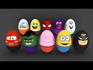 Colors with Surprise Eggs Prank 3D for Kids Toddlers Color Balls Smiley Face DuckDuckKidsTV#3