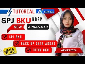 🔴Tutorial SPJ BKU, Back UP data dan Tutup BKU Arkas 4.1.9