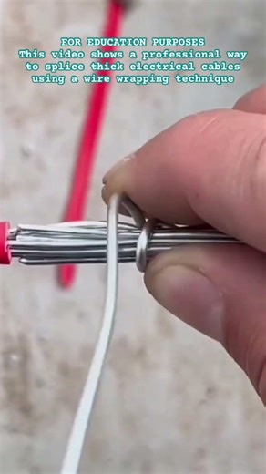 Cable Splicing #shorts #ElectricalWork #CableSplicing #DIYProjects #ElectricalTips #WireWrapping