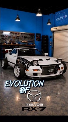 The Evolution Of Mazda RX-7 All Generations🇯🇵 #automobile