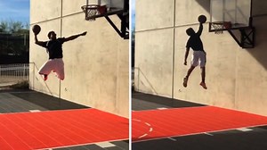 Odell Beckham Jr. -- Hey LeBron ... Watch Me Dunk!!