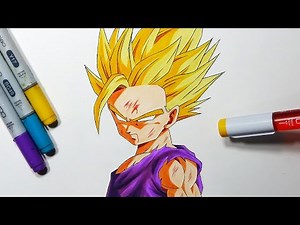 Tutorial: How To Draw GOHAN SUPER SAIYAN 2 - Step by Step!