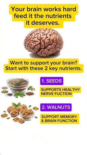 2 Best Nutrients for BRAIN HEALTH #health #tips #healthylifestyle