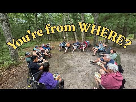 Hiker Adventure at Lake Michigan Rec Area