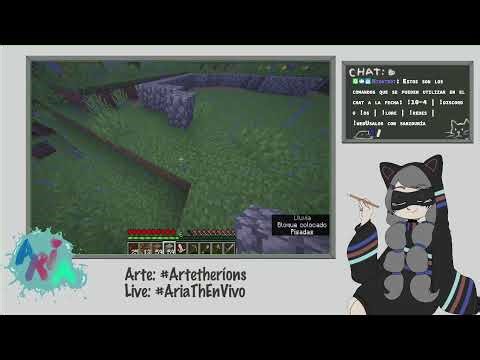 [Aria Theríon] Vtuber pierde la cordura construyendo su casa en Minecraft