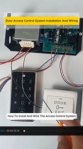 191 reactions · 3 comments | Door Access Control System Installation And Wiring #rashidkhandieselgenerator #electrician #Electronics #electricalwork #electricalproject #electrical | Rashid Khan | Facebook