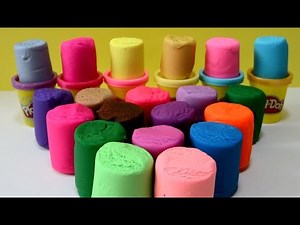 20 Surprise Eggs Play-Doh Unboxing