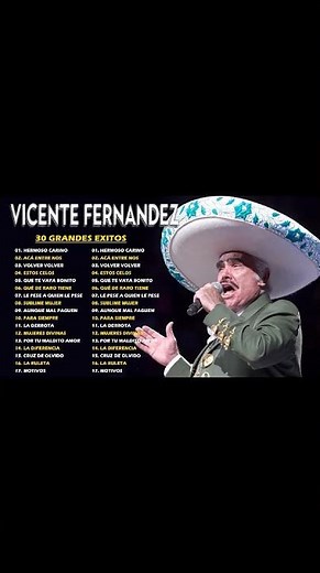 VICENTE FERNANDEZ MIX ROMANTICAS VIEJITAS PARA ADOLORIDOS LAS MEJORES RANCHERAS MEXICANAS