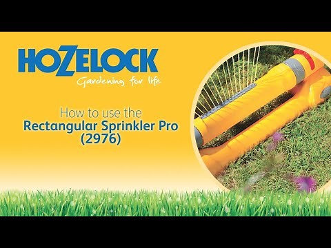 How To | Use the Hozelock Rectangular Sprinkler Pro (2976)