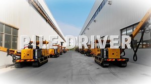 High-Efficiency Solar Pile Driver with 6m Frame Post Crawler Ramming Machine